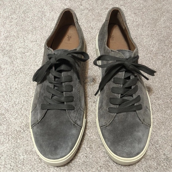 Frye Shoes - Frye Women's Ivy Low Lace Fashion Sneakers dark brown suede sz.10